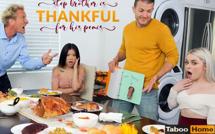 MyFamilyPies Stepbrother Is Thankful For His Penis