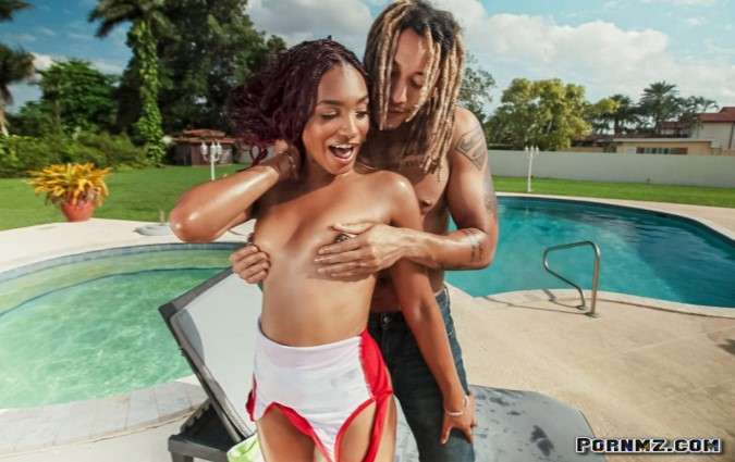 TeensLoveHugeCocks Addis Fouche Sunbathing In Cock Pornmz