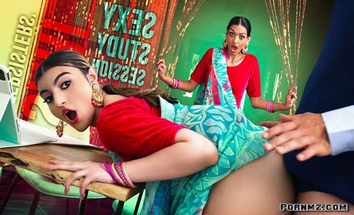 Sari Stepsisters Sexy Study Session Laynee James Julia James StepSiblings pornmz