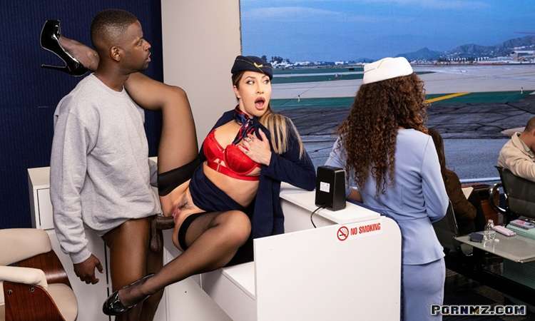 BrazzersExxtra Aleksa Mink Melissa Stratton Airport Lounge Lizards Get Lucky Part 1 Pornmz