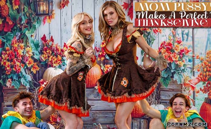 MomSwapped Gigi Dior Kathryn Mae Mom Pussy Makes A Perfect Thanksgiving Pornmz